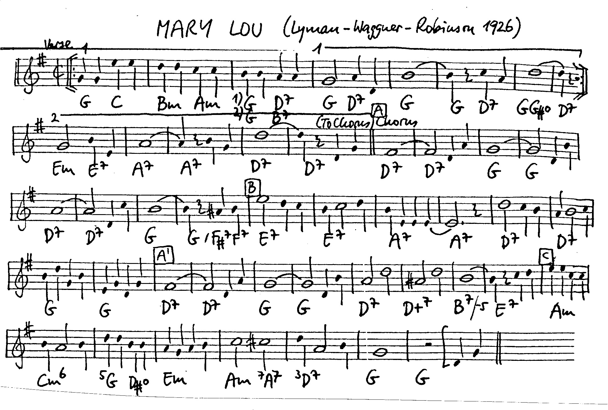 mary lou leadsheet – book us for your next 20s or gatsby event